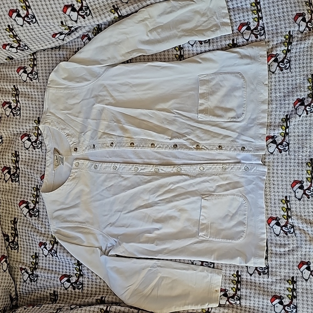 Llbean women's cotton cardigan